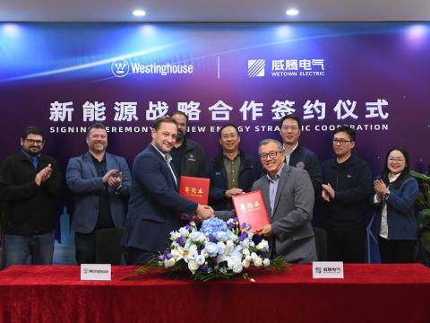 和记官网电气与西屋电气正式达玉成球新能源战略相助